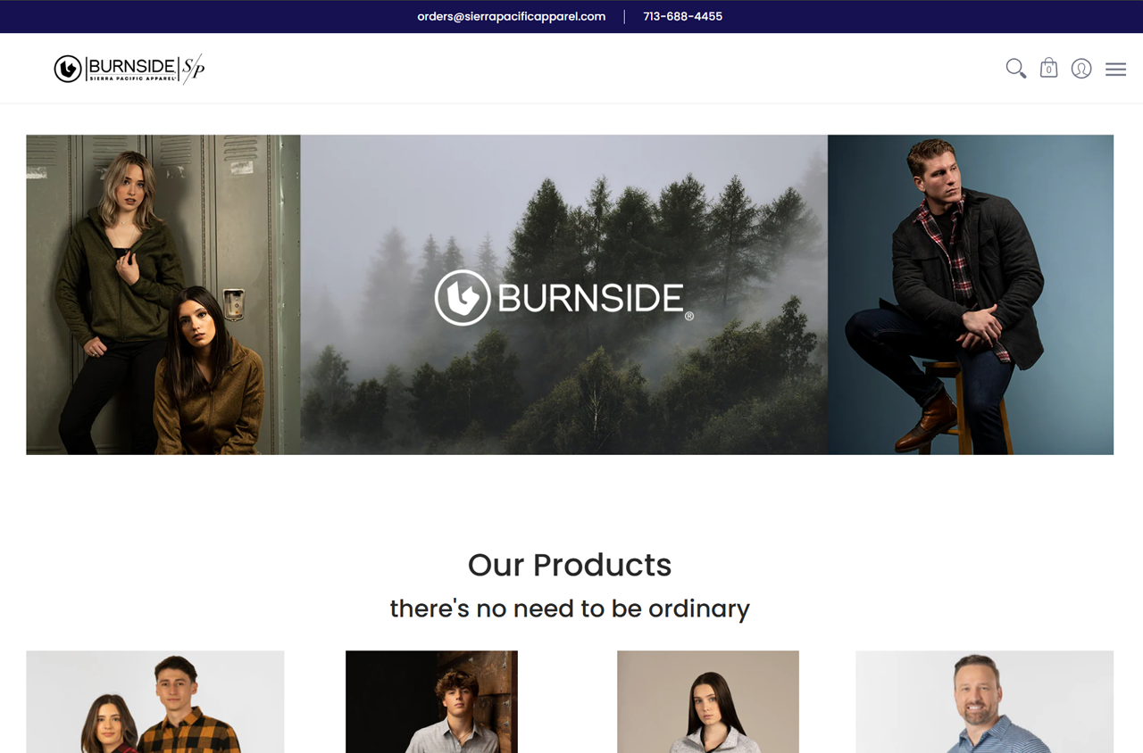 Sierra Pacific Apparel screenshot 2